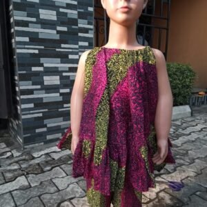 VcBriggs  Ankara Two-piece Top & Shorts