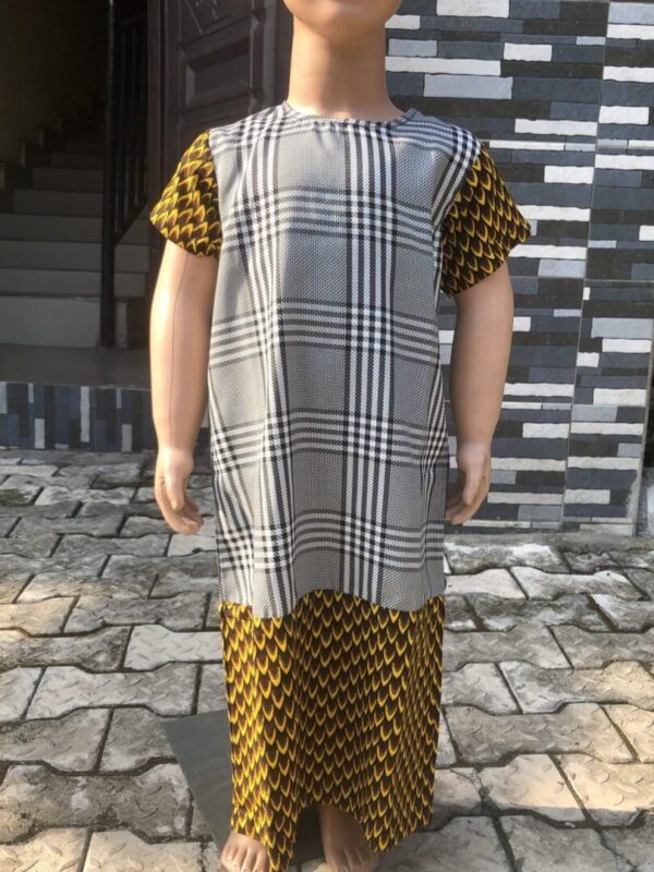 VcBriggs Ankara Short Dress (Kids)