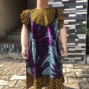 VcBriggs  Ankara Short Dress (Bella)