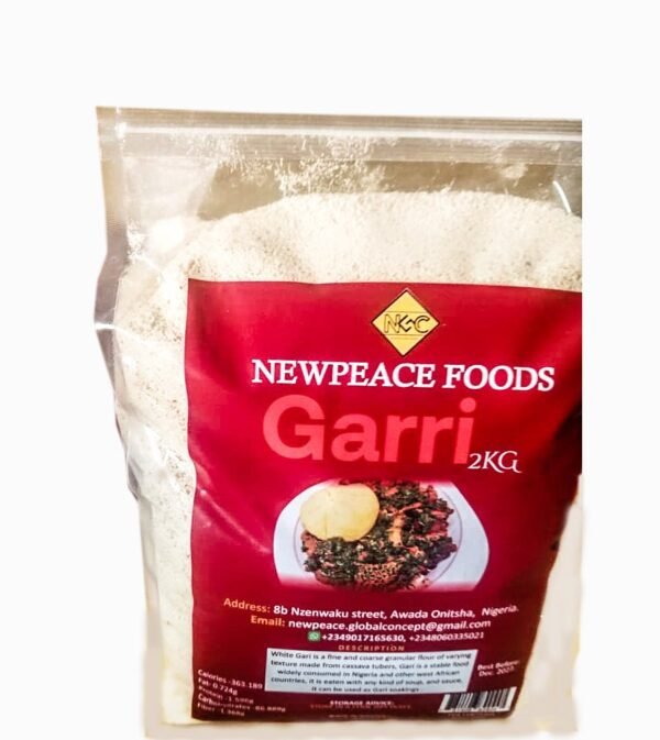 Newpeace     White Garri (2kg)
